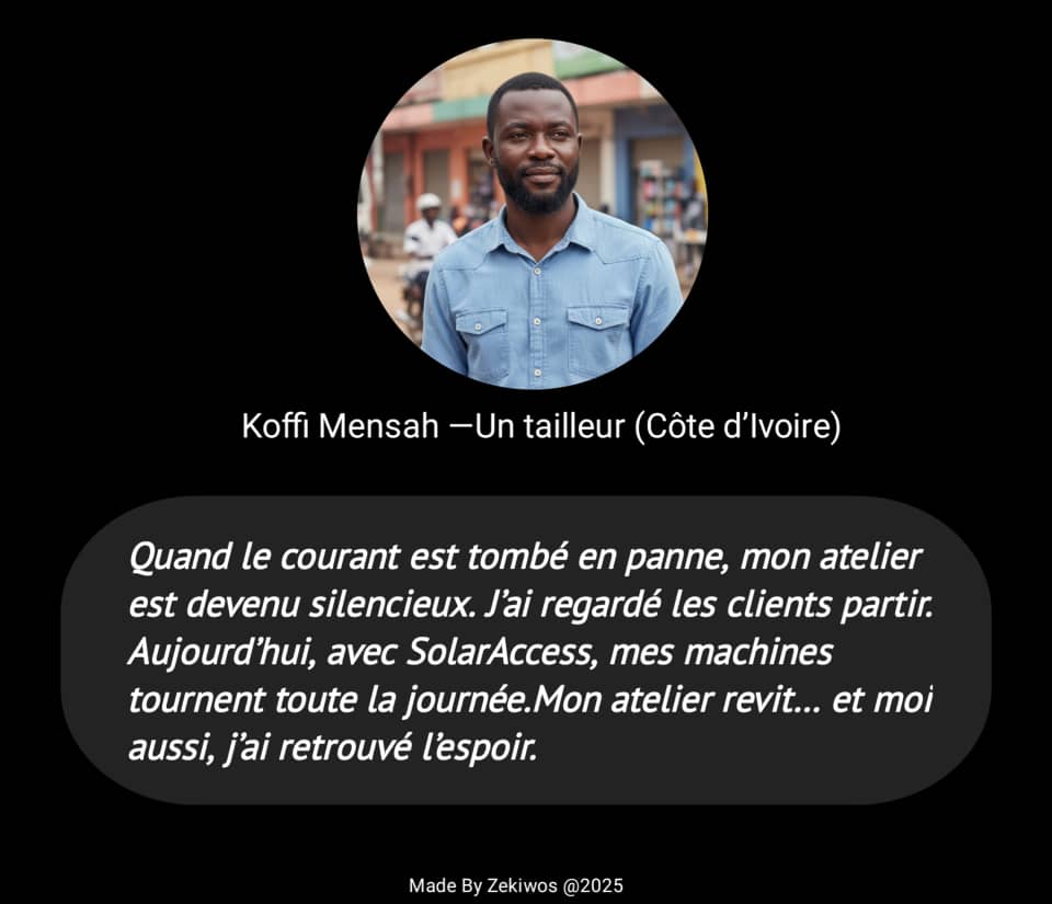 Real Customer Stories from SolarAccess — Afrikastar’s Sister Brand for Clean Solar Power