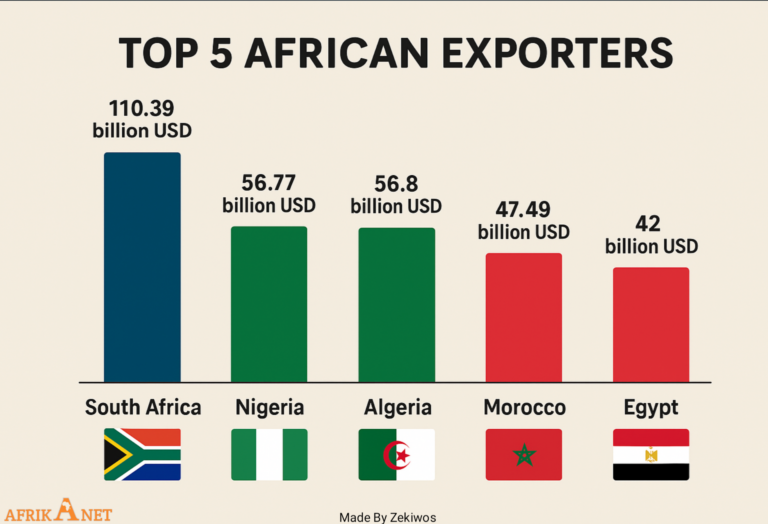 Top 5 African Exporting Countries: 2024 Data and 2025 Trade Insights