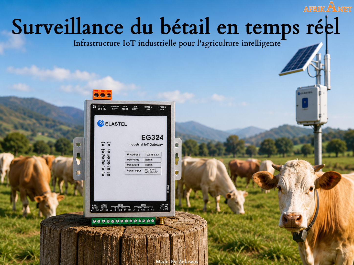Transforming Livestock Management in Africa with Industrial IoT Technology